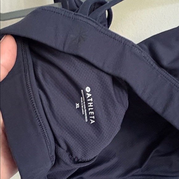 Athleta Sports Bra Navy Blue Size XL Exhale Bra A-C - Picture 5 of 6